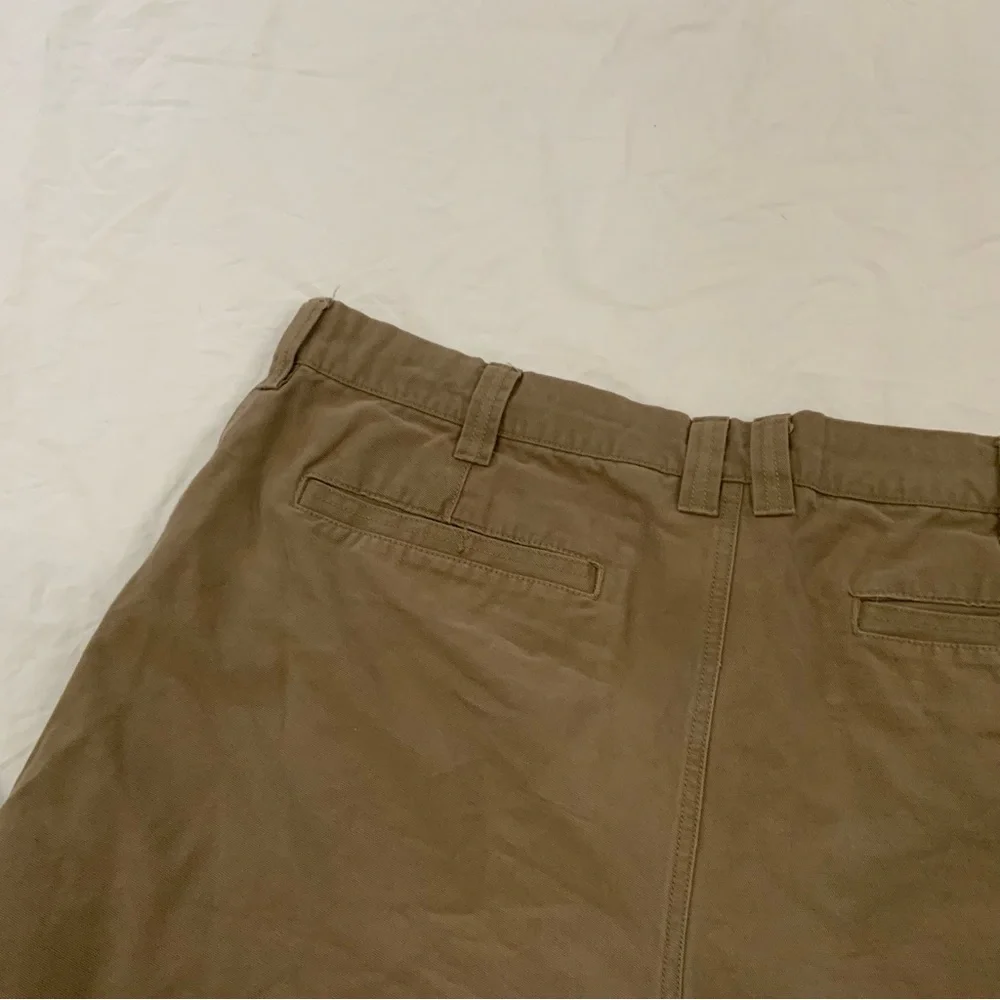 Columbia Flat Front 100% Cotton Shorts 38 Tan Hiking Fishing & other outdoor